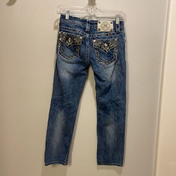 MISS Me woman’s Signature Straight woman’s blinged out jeans - Picture 8 of 16